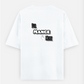 Dil mange more Oversized T-shirt (Back print) by @artdoorbymegha