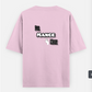 Dil mange more Oversized T-shirt (Back print) by @artdoorbymegha