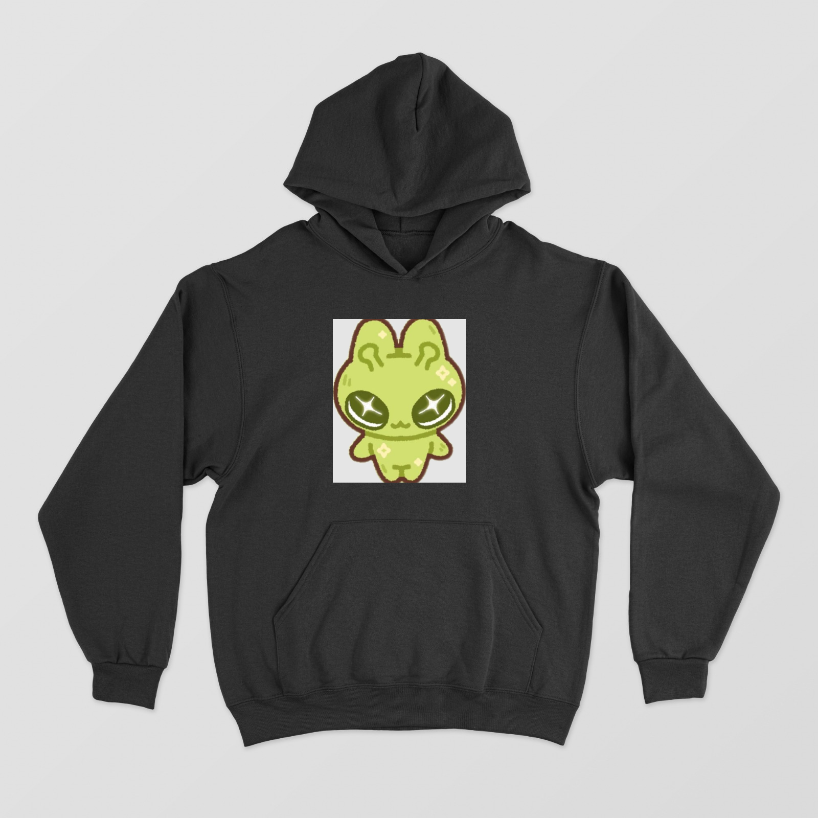 Cute cat alian Unisex Hoodie by @brainless_life_withoutbrain
