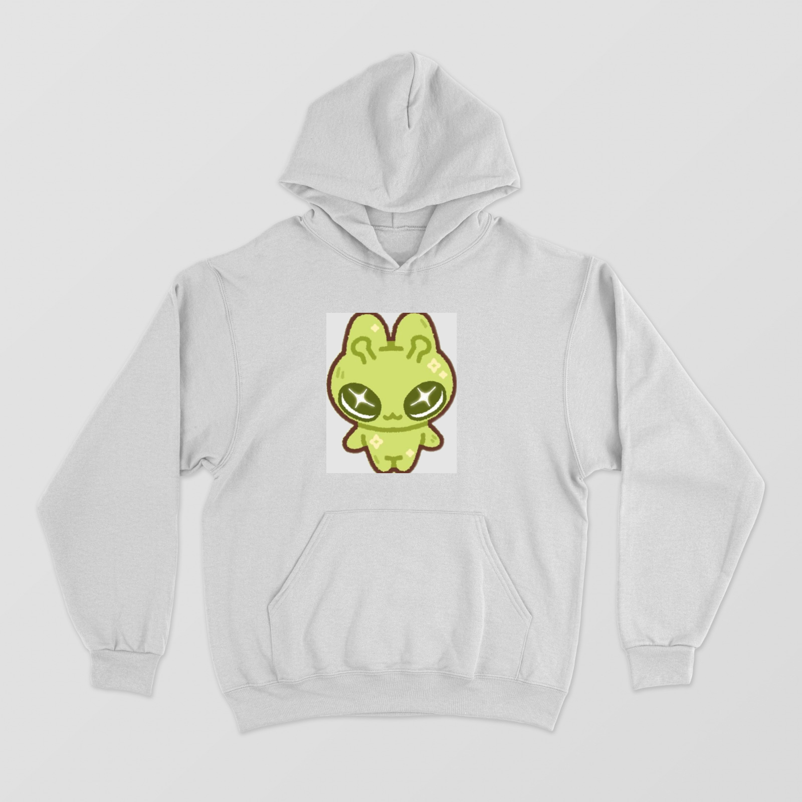 Cute cat alian Unisex Hoodie by @brainless_life_withoutbrain