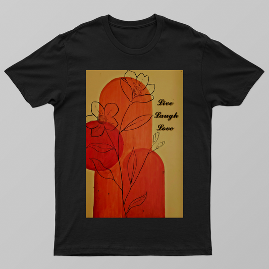 Live.Laugh.Love Unisex T-shirt by Itishree Biswal