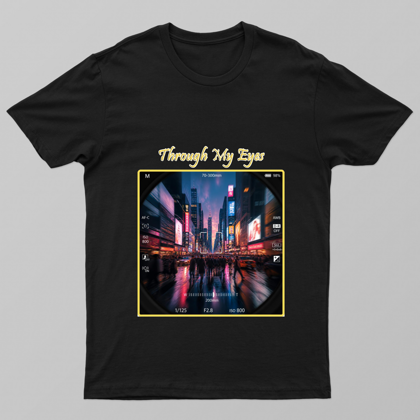 Through My Eyes Unisex T-shirt by @_digital_scribbler_