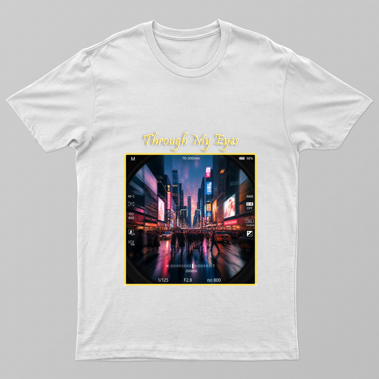 Through My Eyes Unisex T-shirt by @_digital_scribbler_