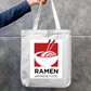Japanese Ramen bag Zipper Tote Bag by Salchim Marak