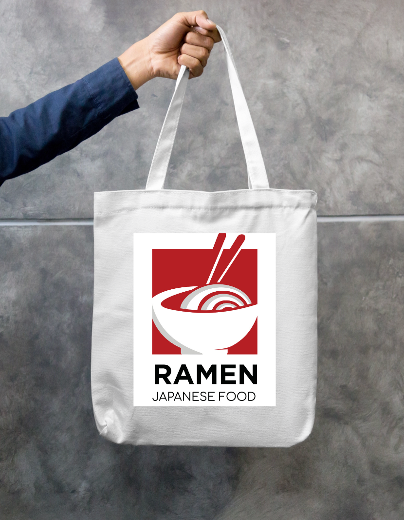 Japanese Ramen bag Zipper Tote Bag by Salchim Marak