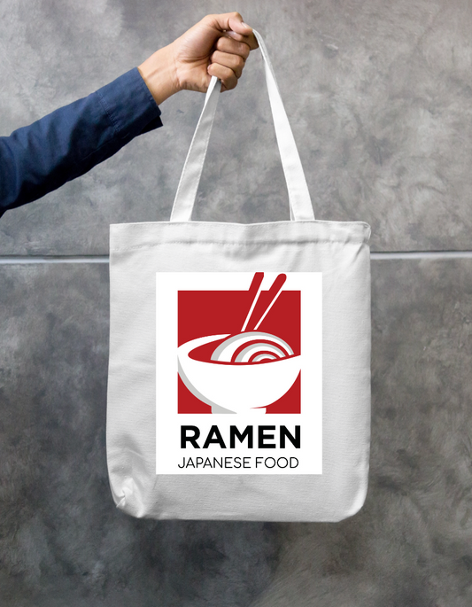 Japanese Ramen bag Zipper Tote Bag by Salchim Marak