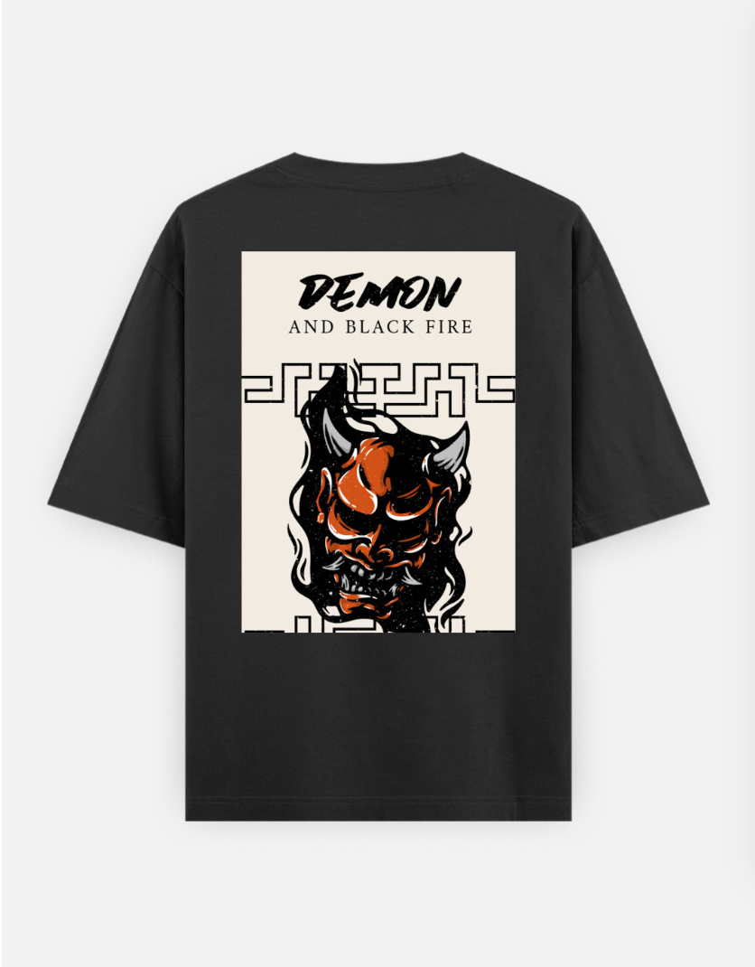 Samurai t-shirt Oversized T-shirt (Back print) by Salchim Marak