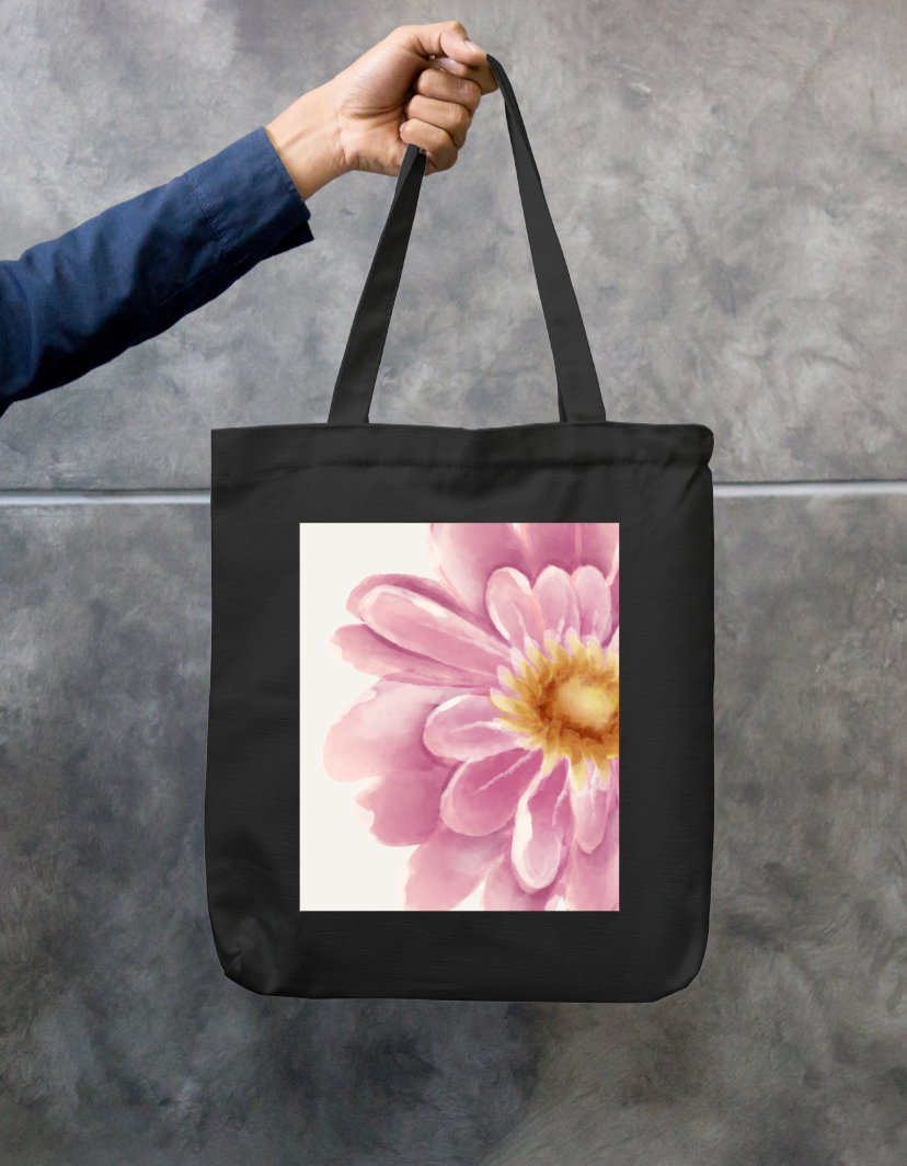 Bloom Zipper Tote Bag by Itishree Biswal