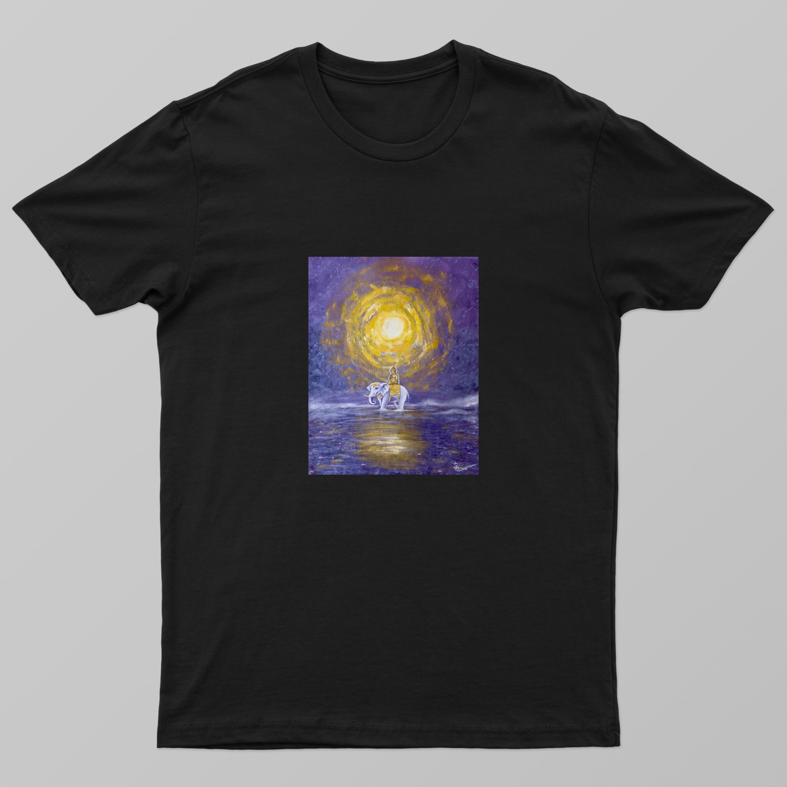The buddha Unisex T-shirt by Theja
