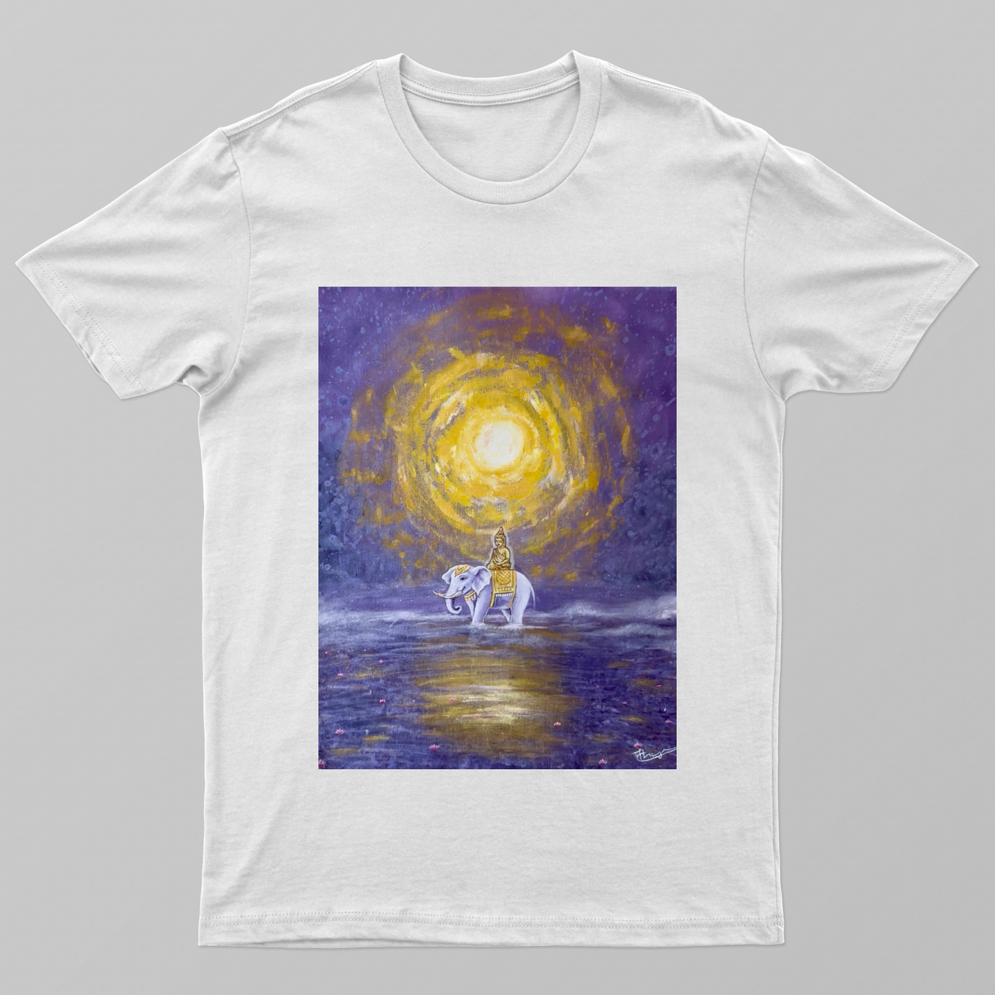 The buddha Unisex T-shirt by Theja