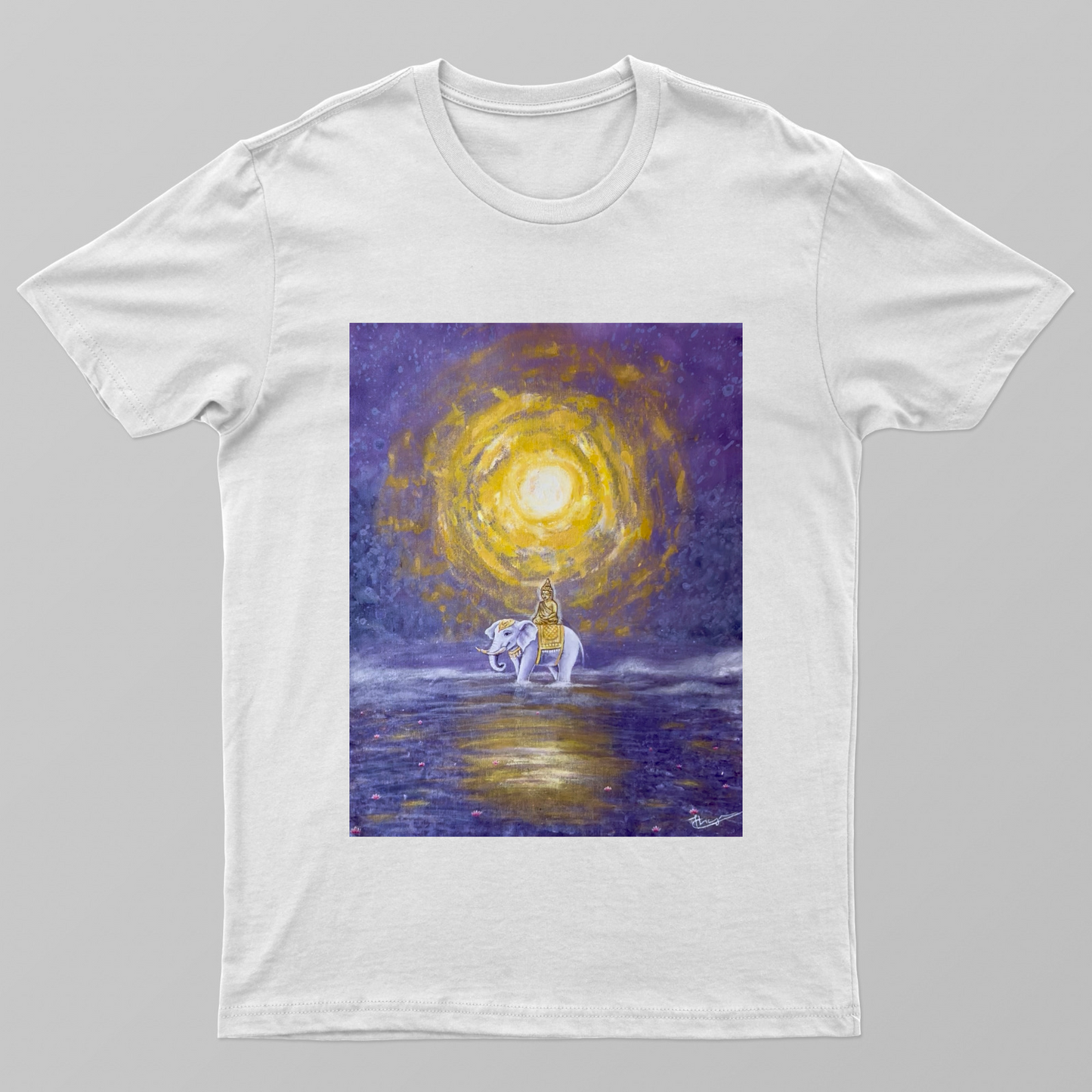 The buddha Unisex T-shirt by Theja