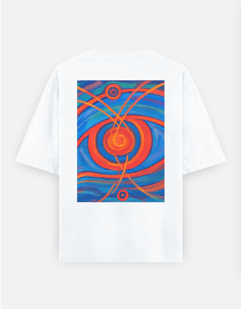 I see it all Oversized T-shirt (Back print) by @ananya.dibuja