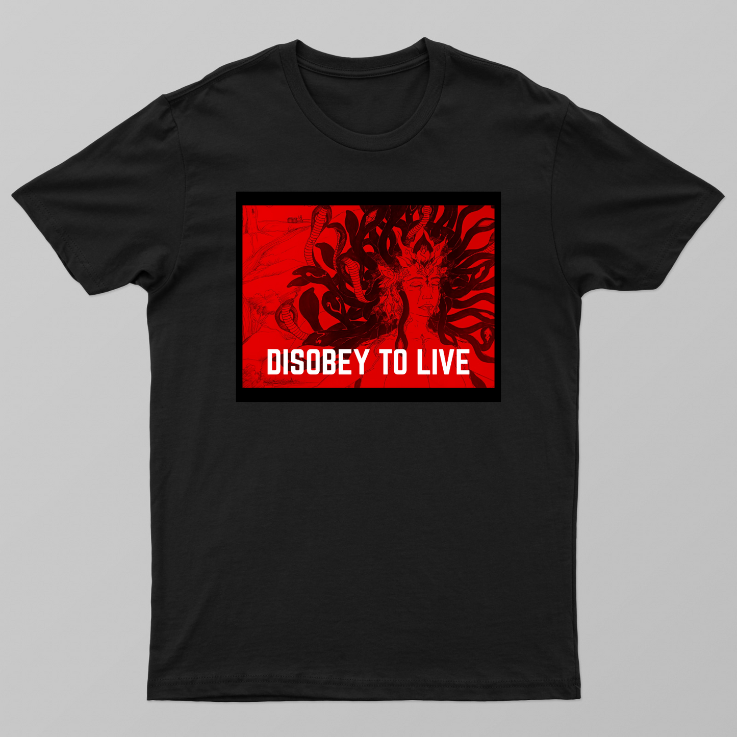Medusa (disobedience 1) Unisex T-shirt by Rishit Chakraborty