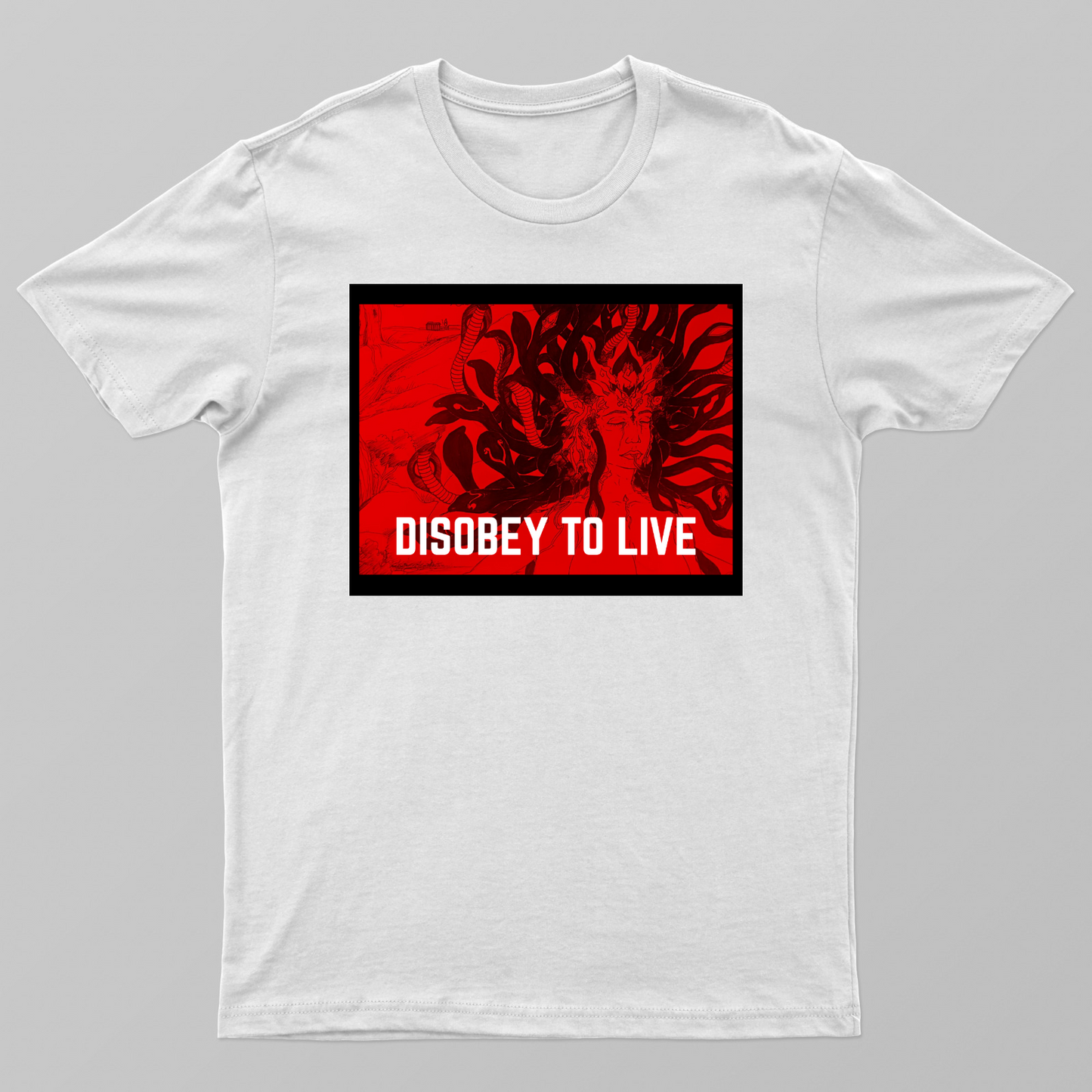 Medusa (disobedience 1) Unisex T-shirt by Rishit Chakraborty