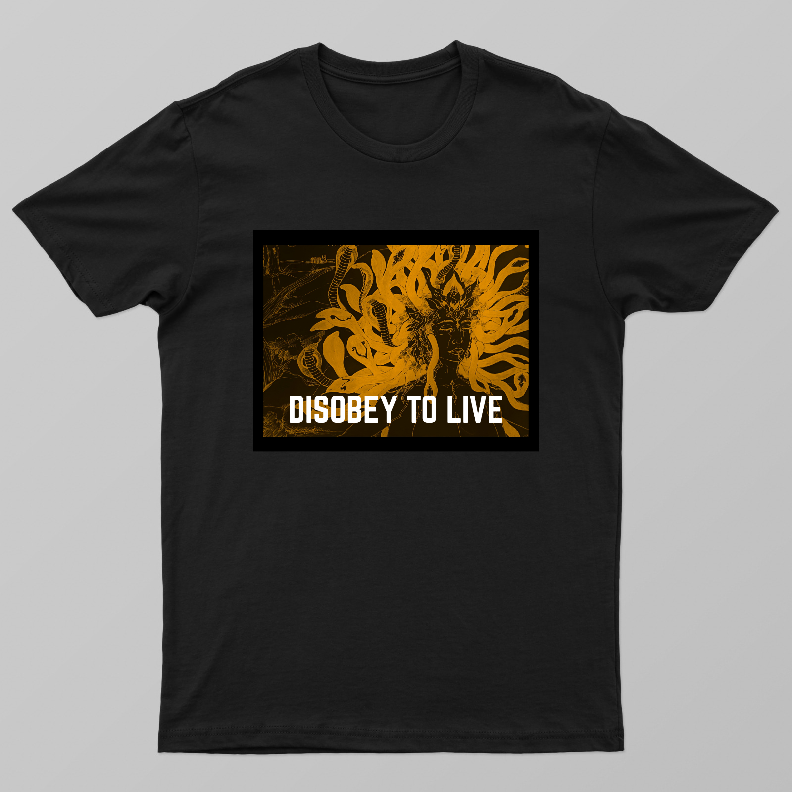 Medusa(disobedience2) Unisex T-shirt by Rishit Chakraborty