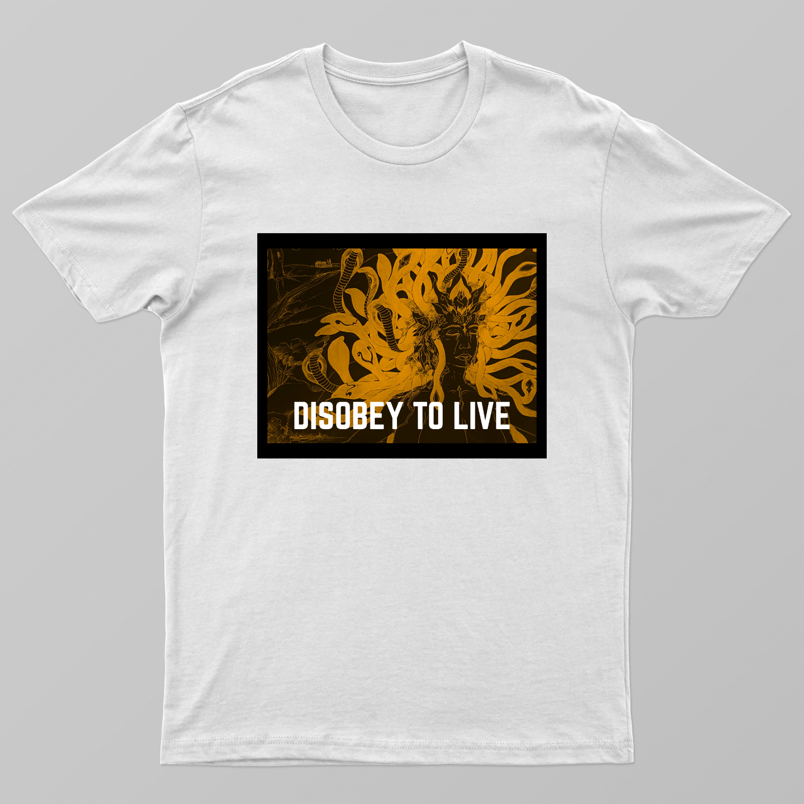 Medusa(disobedience2) Unisex T-shirt by Rishit Chakraborty