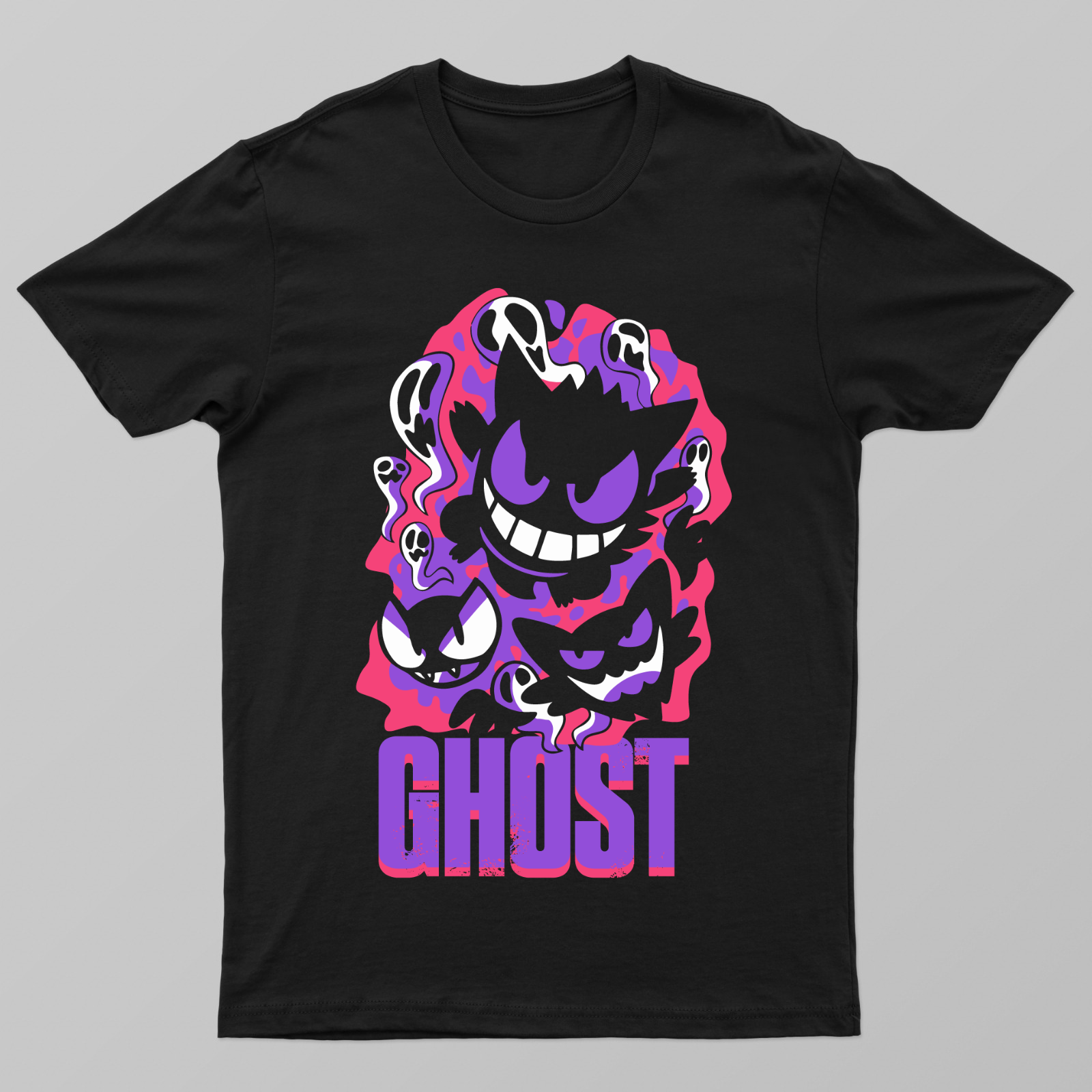 Ghost Type Pokemon Unisex T-shirt by @diegoingaway