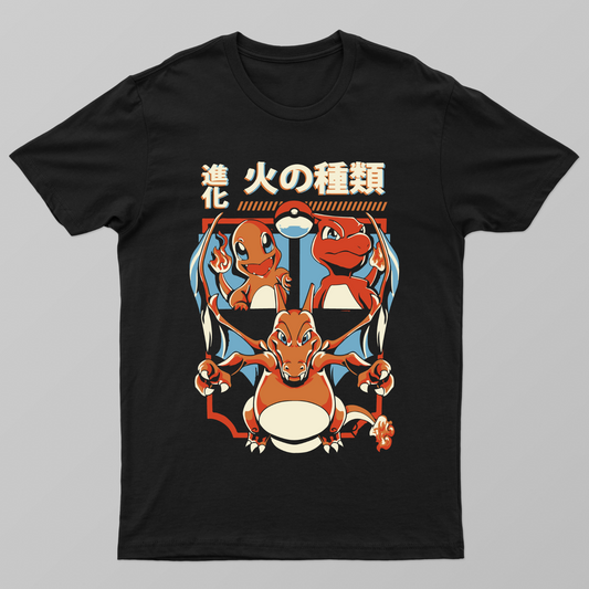 Charmander Charizard Unisex T-shirt by @diegoingaway