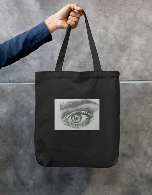 Eye Zipper Tote Bag by Pri