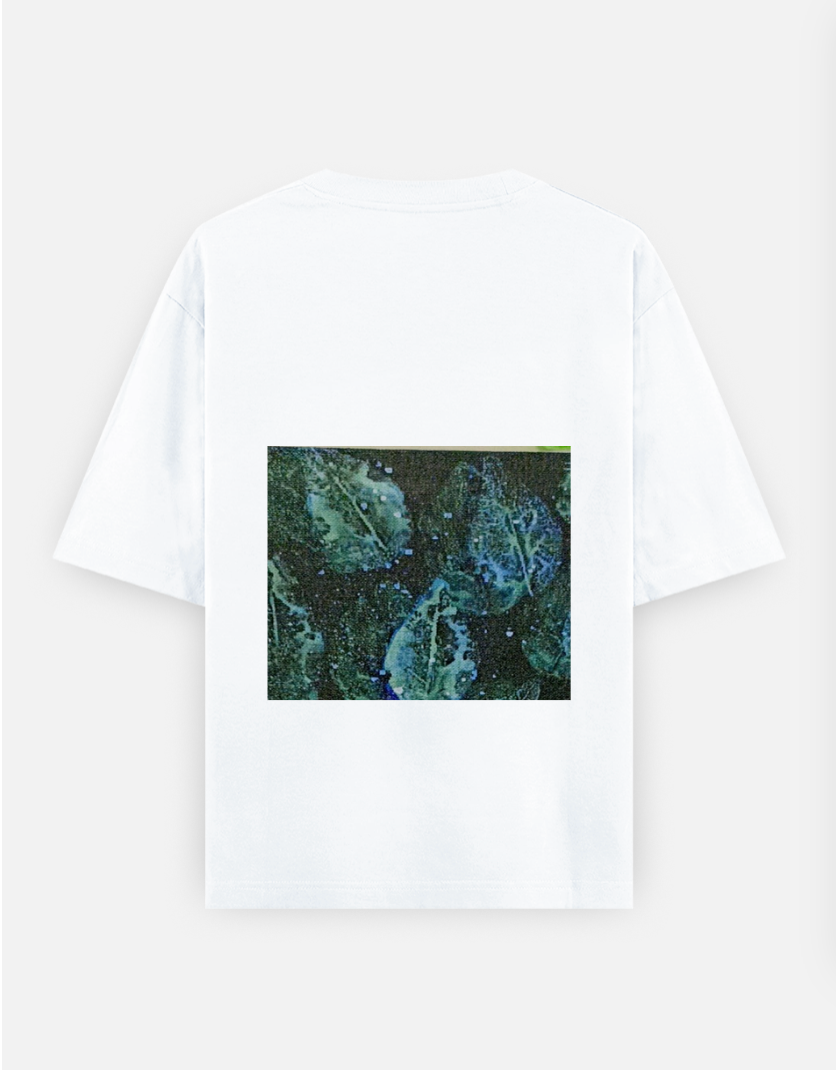 Whispers of the Forest Oversized T-shirt (Back print) by @nikk_hop