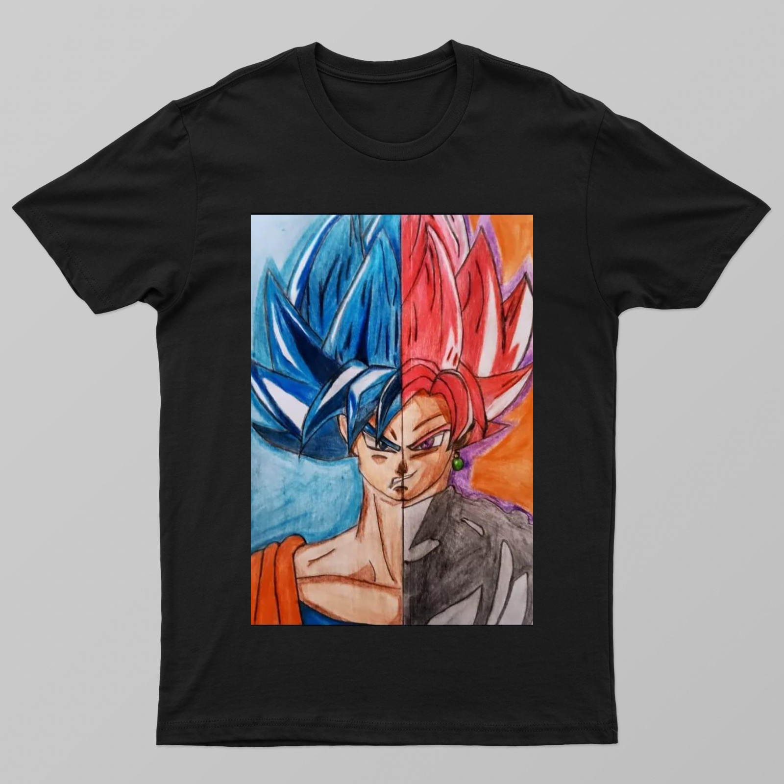 Goku blue instinct tshirt Unisex T-shirt by @arts_by_manuu