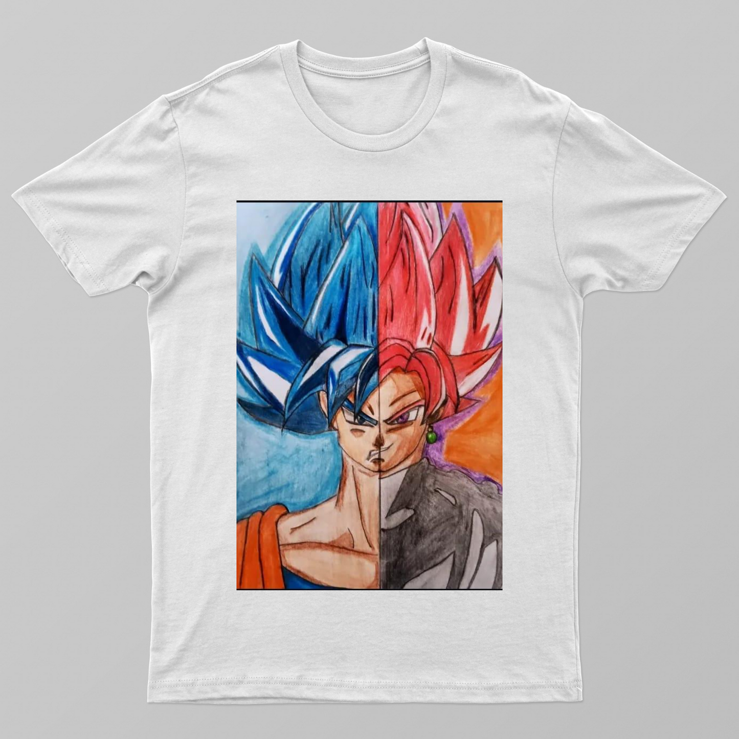 Goku blue instinct tshirt Unisex T-shirt by @arts_by_manuu