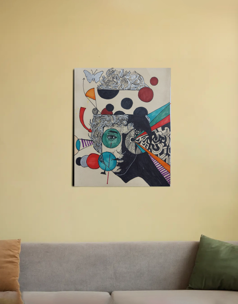The Prism of Consciousness 16"x20" Canvas Poster by Ujaan Ray