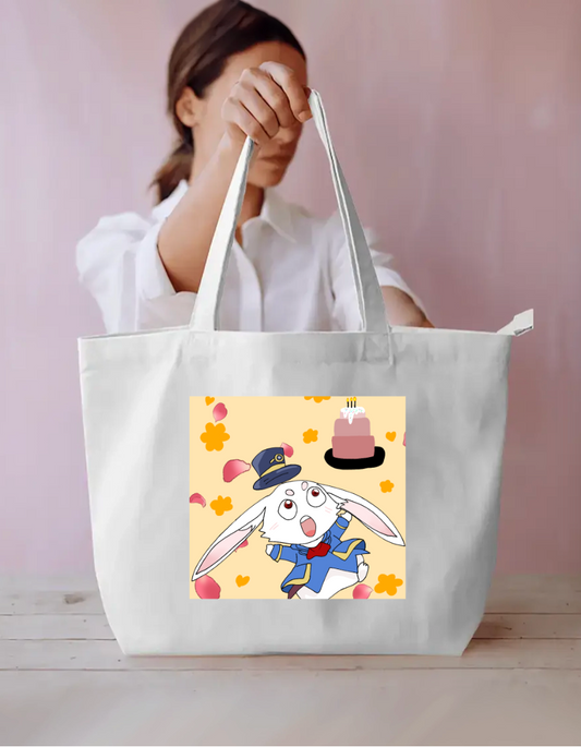 Cute rabbit Everyday Large Tote Bag by Tanishka