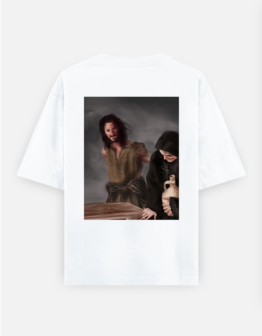 Religious Youth T-Shirt Oversized T-shirt (Back print) by Henry ramchhana