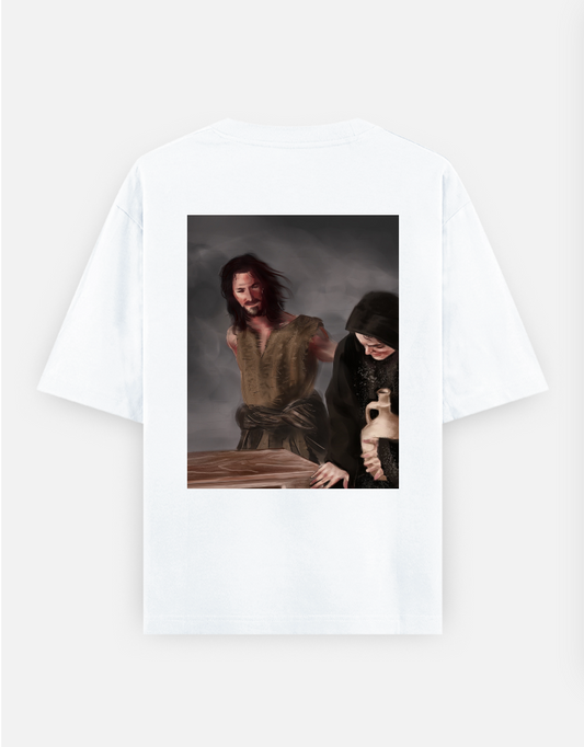 Religious Youth T-Shirt Oversized T-shirt (Back print) by Henry ramchhana