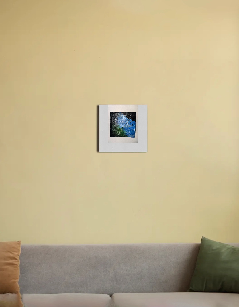 Rainy 8"x8" Canvas Poster by Priteshwani 