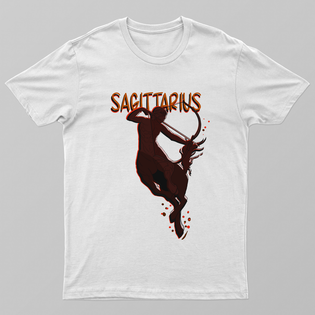 Sagittarius (Zodiac) Unisex T-shirt by @mizo_doodles_humour