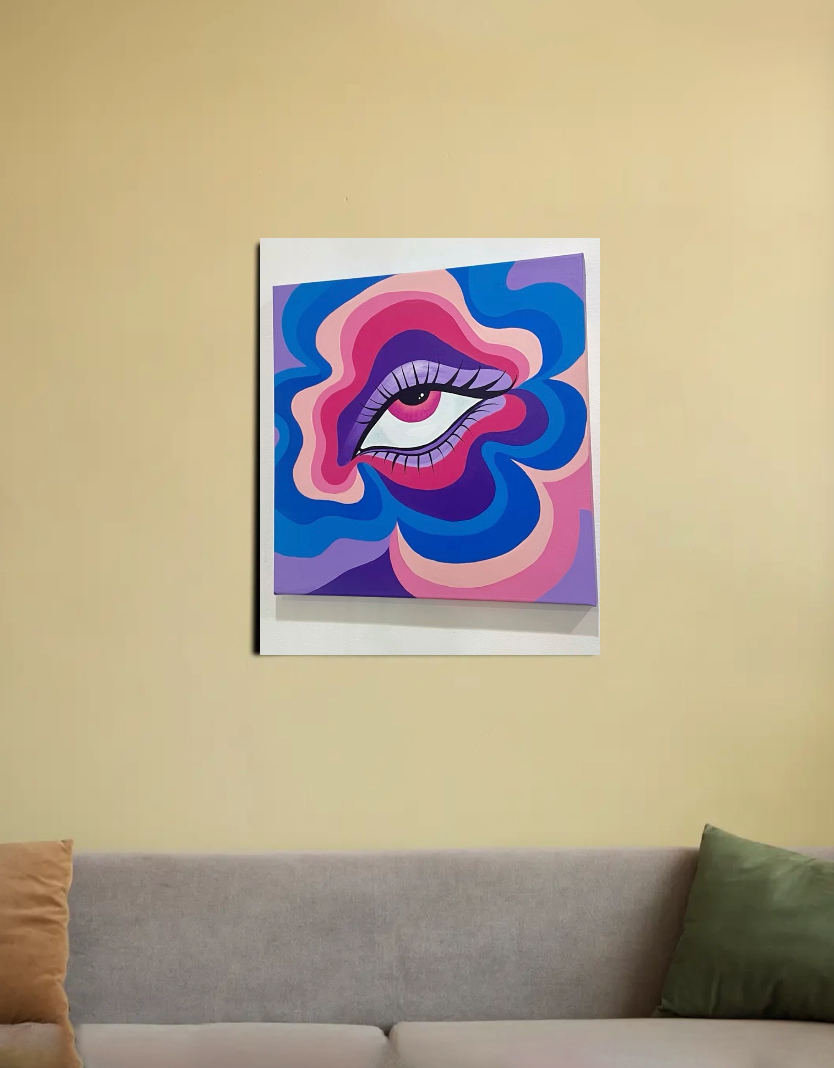 Bloomy Eyes 16"x20" Canvas Poster by @aswani.sarthak