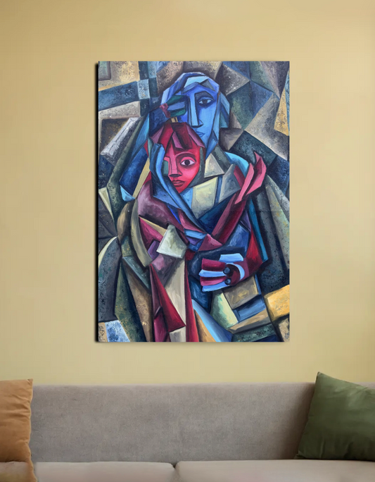 Interwoven 20"x30" Canvas Poster by @the.artofpranjal