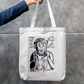 Punk Zipper Tote Bag by @the.artofpranjal