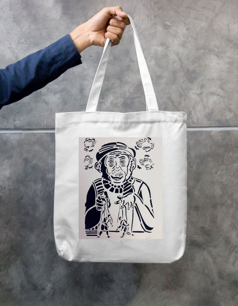 Punk Zipper Tote Bag by @the.artofpranjal