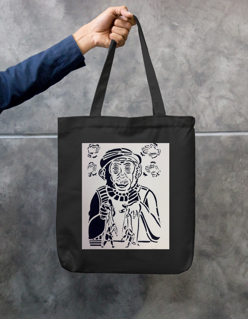 Punk Zipper Tote Bag by @the.artofpranjal