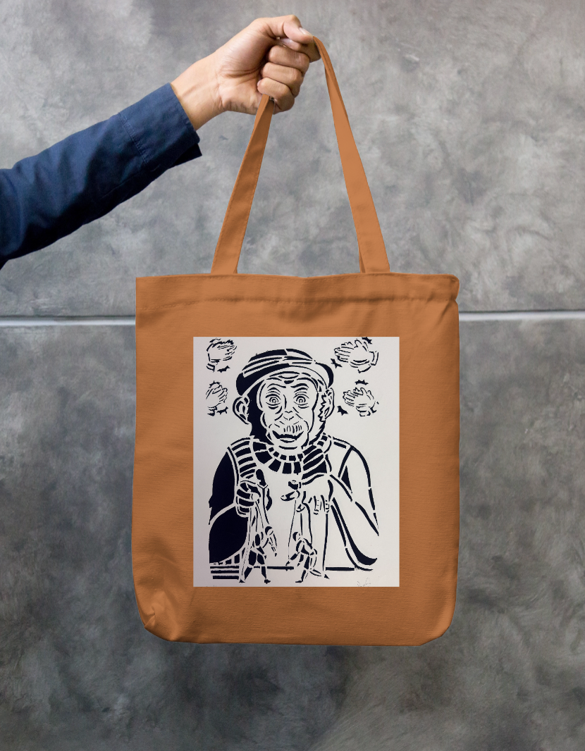 Punk Zipper Tote Bag by @the.artofpranjal