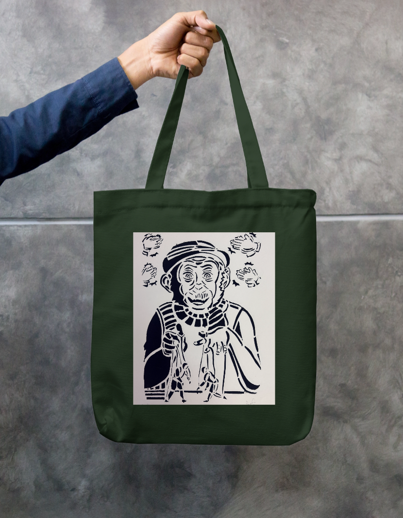 Punk Zipper Tote Bag by @the.artofpranjal