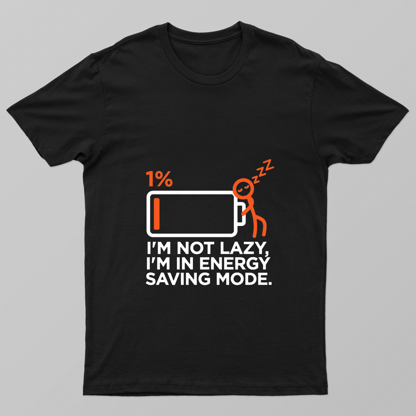 Energy Saving Mode T Shirts Unisex T-shirt by VIMAL R