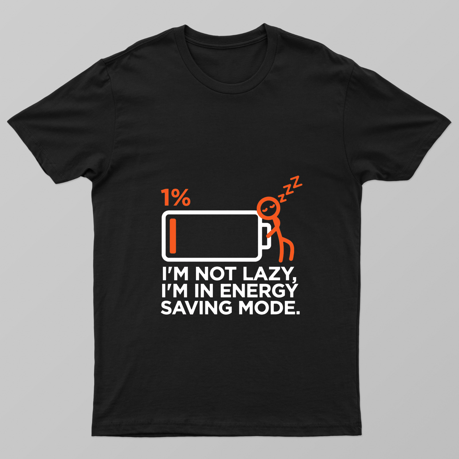 Energy Saving Mode T Shirts Unisex T-shirt by VIMAL R