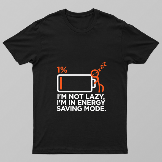 Energy Saving Mode T Shirts Unisex T-shirt by VIMAL R