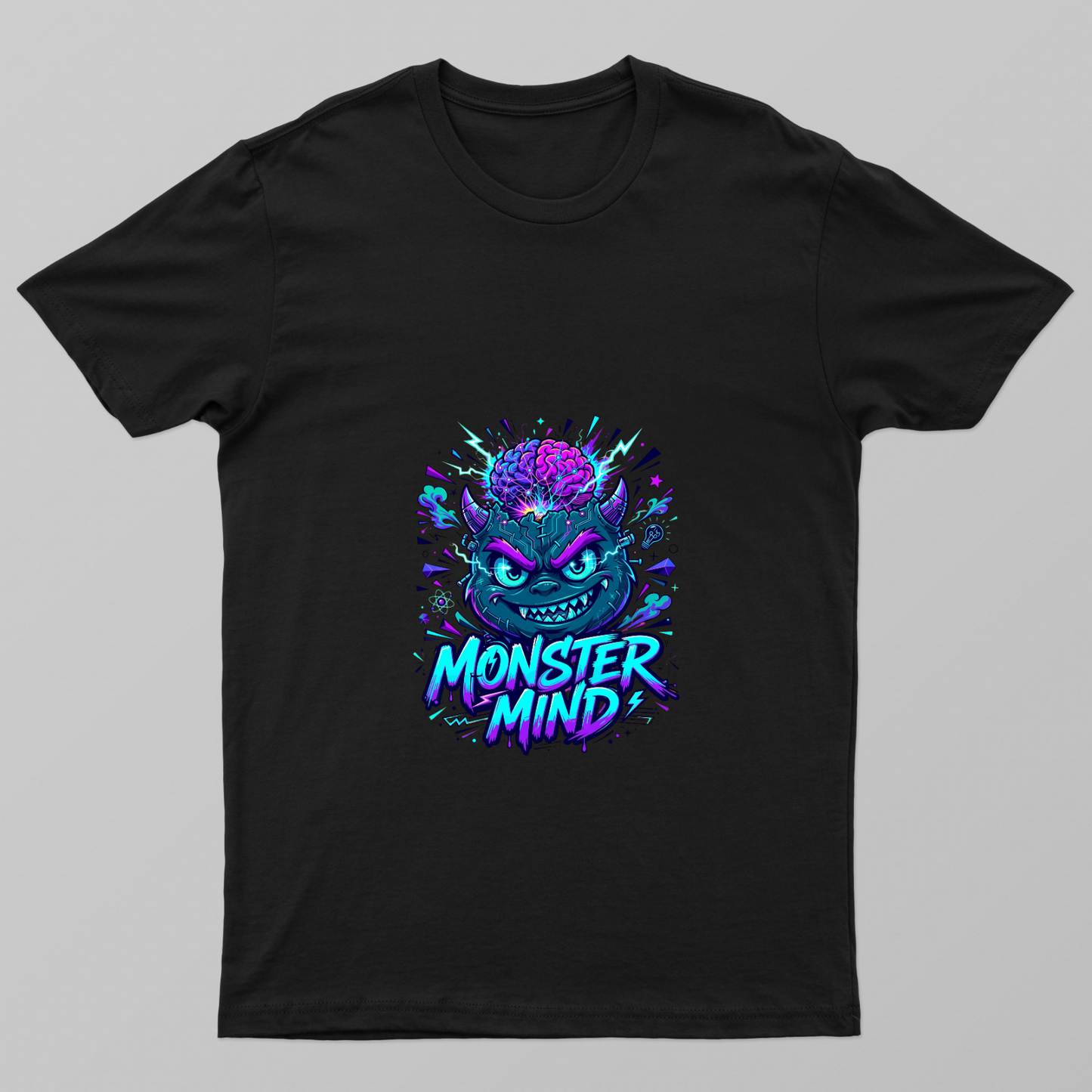 Monster Mind T-shirt design Unisex T-shirt by VIMAL R