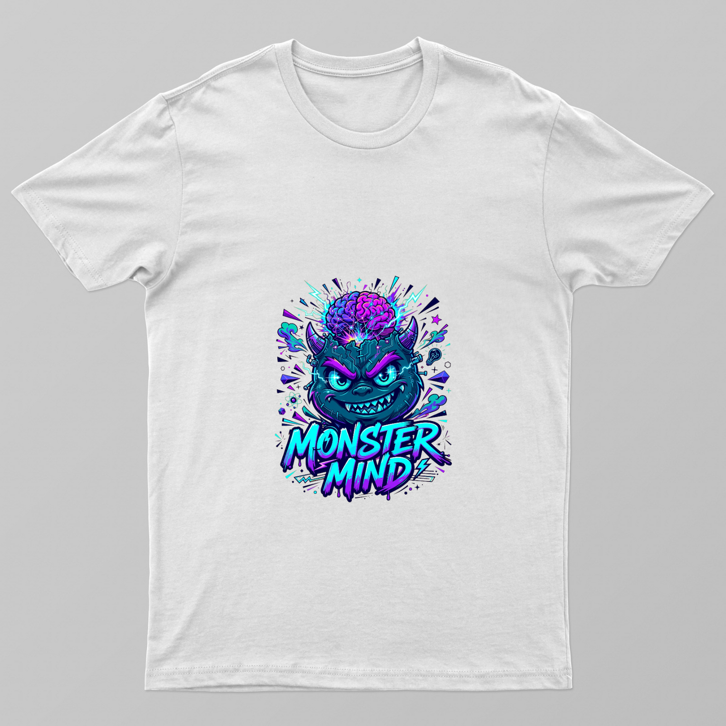 Monster Mind T-shirt design Unisex T-shirt by VIMAL R