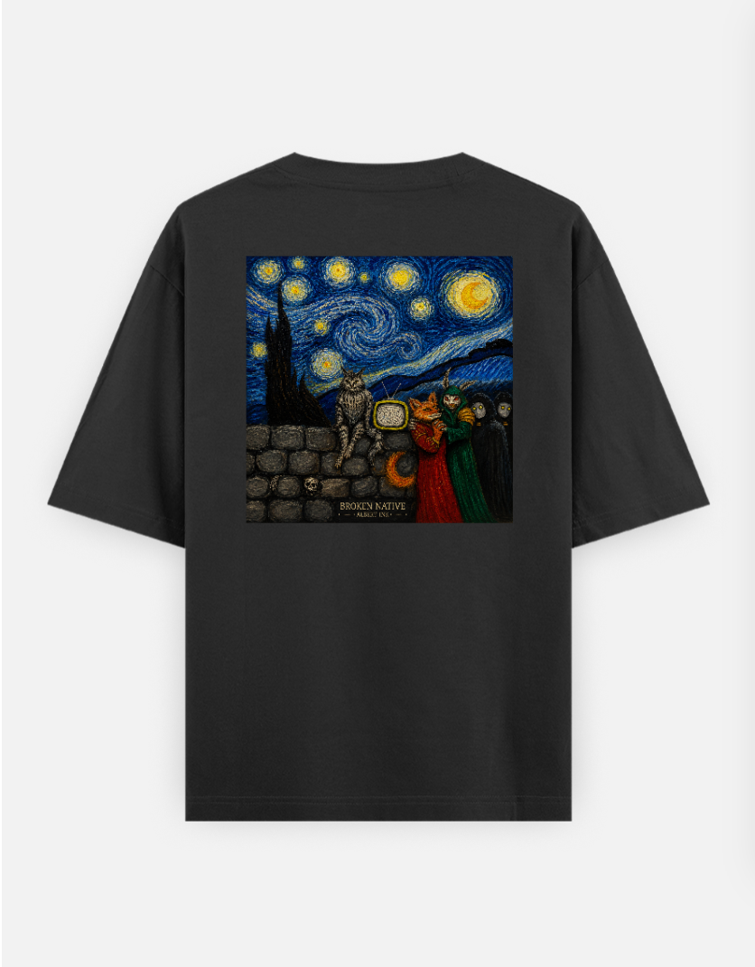 Tshirt Ballad of Tragedy by Broken Native Albert Ink Oversized T-shirt (Back print) by @Albertinkzou