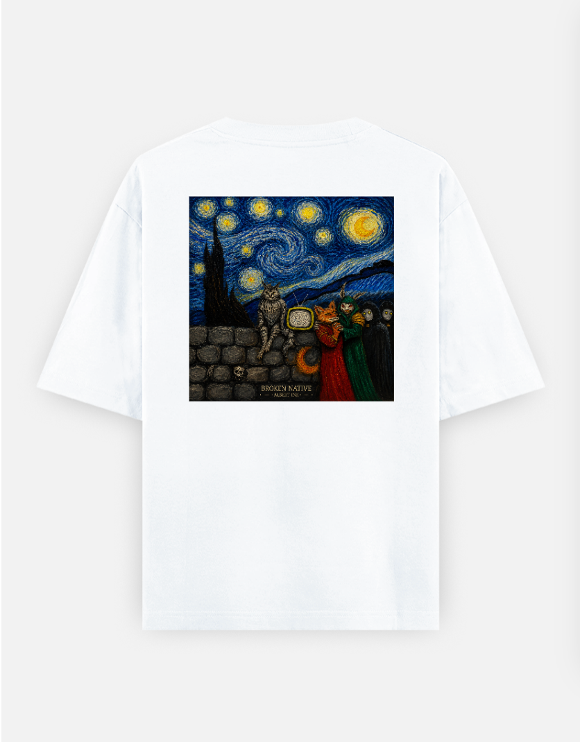 Tshirt Ballad of Tragedy by Broken Native Albert Ink Oversized T-shirt (Back print) by @Albertinkzou