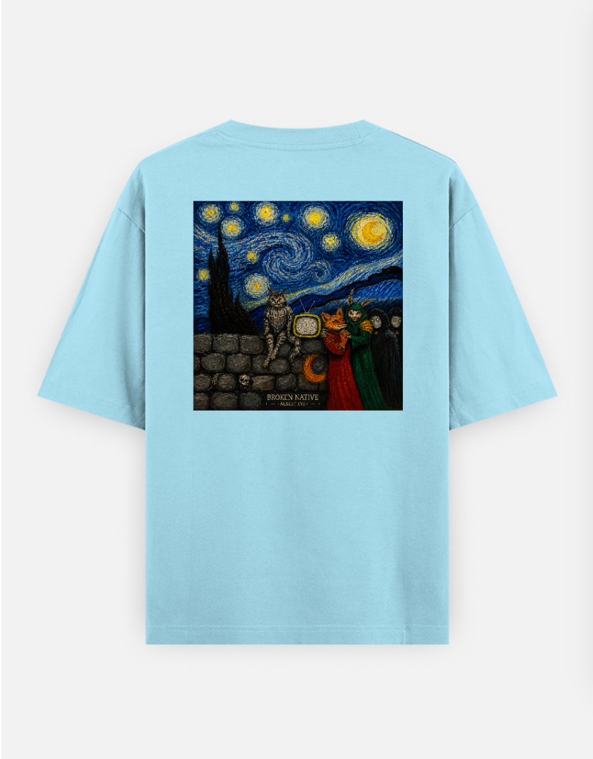 Tshirt Ballad of Tragedy by Broken Native Albert Ink Oversized T-shirt (Back print) by @Albertinkzou