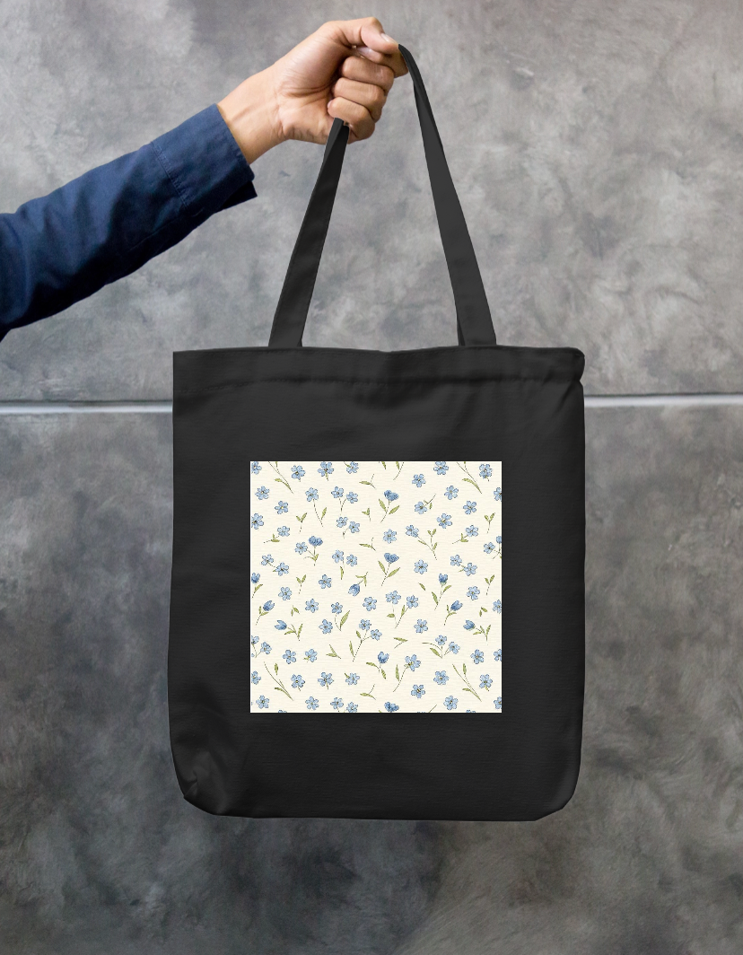 Floral pattern1 Zipper Tote Bag by @anujamathur18