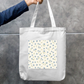 Floral pattern1 Zipper Tote Bag by @anujamathur18