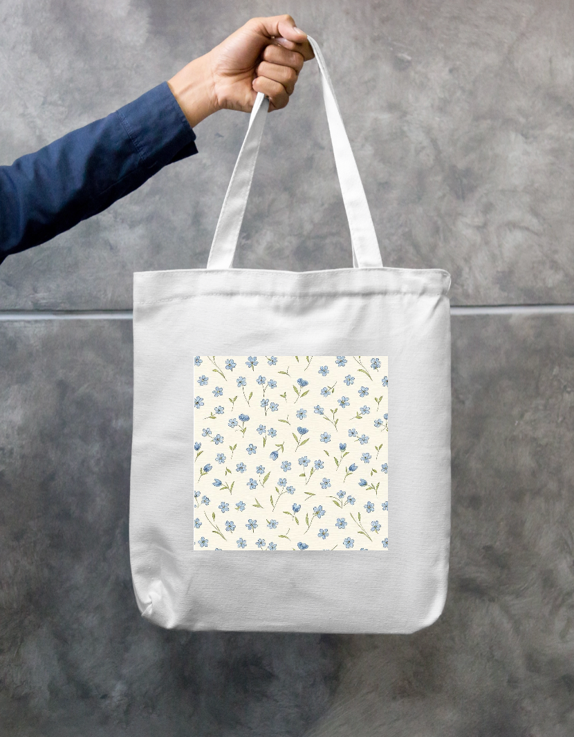 Floral pattern1 Zipper Tote Bag by @anujamathur18